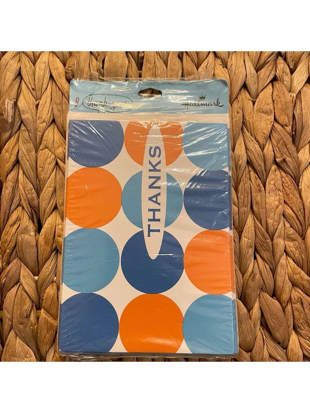 ✅Hallmark Polka Dot Note Cards Blank Inside With Envelopes Set#️⃣0966